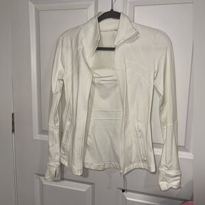 White lululemon define jacket